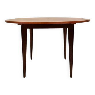 Table à manger extensible italienne moderne du milieu du siècle, attribuée à Vittorio Dassi, 1960