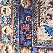 Pretty handmade old persian rug