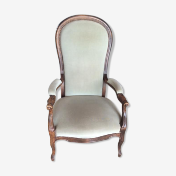 Old voltaire armchair