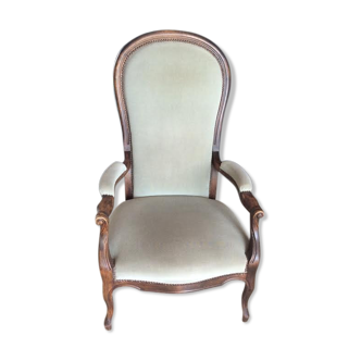 Old voltaire armchair
