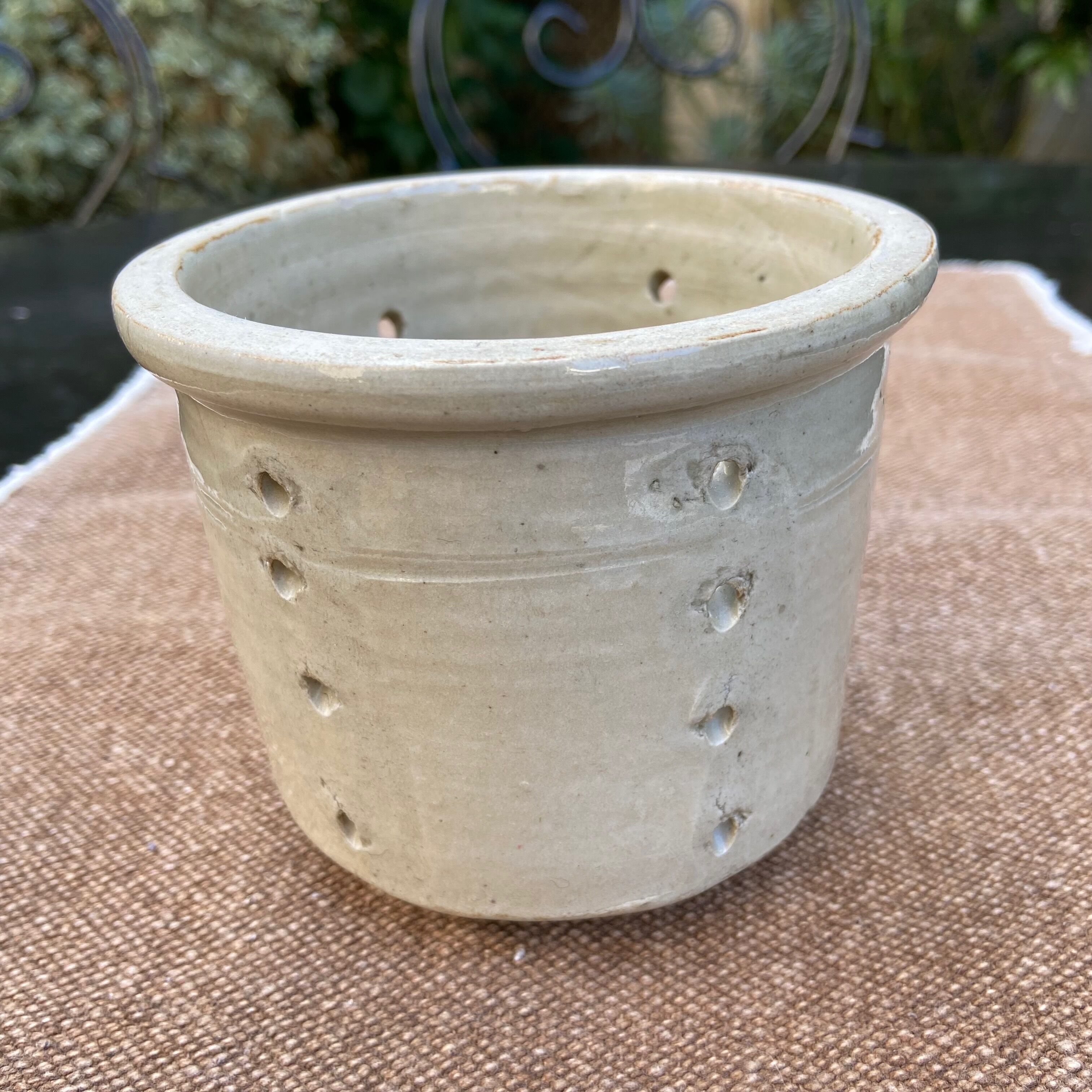 Faisselle ancienne en terre cuite | Selency