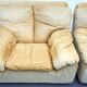 Vintage pair of leather armchairs by Ammannati and Vitelli for Brunati, Italy 1970s.