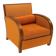 Pair of Art Deco club armchairs