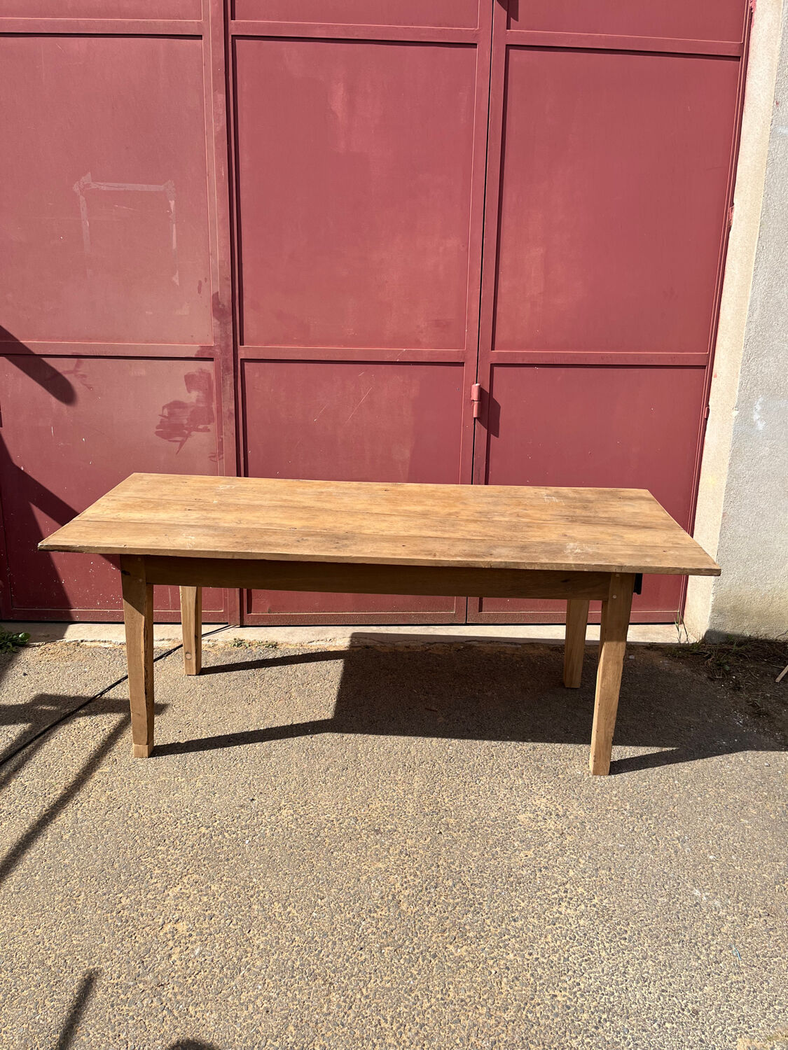 Oak farm table