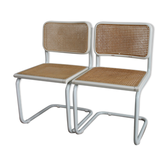 Lot de 2 chaises par Marcel Breuer B32 cesca
