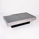Mirror coffee table with bar, Willy Rizzo for Cidue, Italy, 1970s