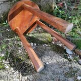 Tabouret tripode bois