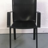 Chaise cuir Enrico Pellizzoni