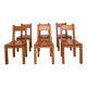 Chairs in solid elm