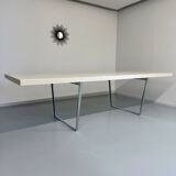 Dining/meeting table in laminated wood designed by antonio citterio vitra