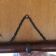 Wooden mirror frame imitation bamboo 49 x 42 cm