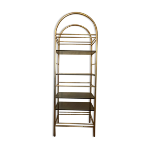Etagère arcade en laiton - 1980