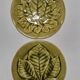 Pair of earthenware plates