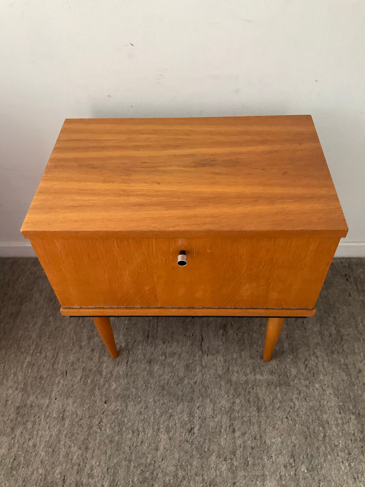 Table de Chevet vintage en teck années 60-70