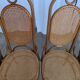 Set of 4 Mid-century Bentwood Cane Dining Chair, Thonet Style, 1970s Yugosl
