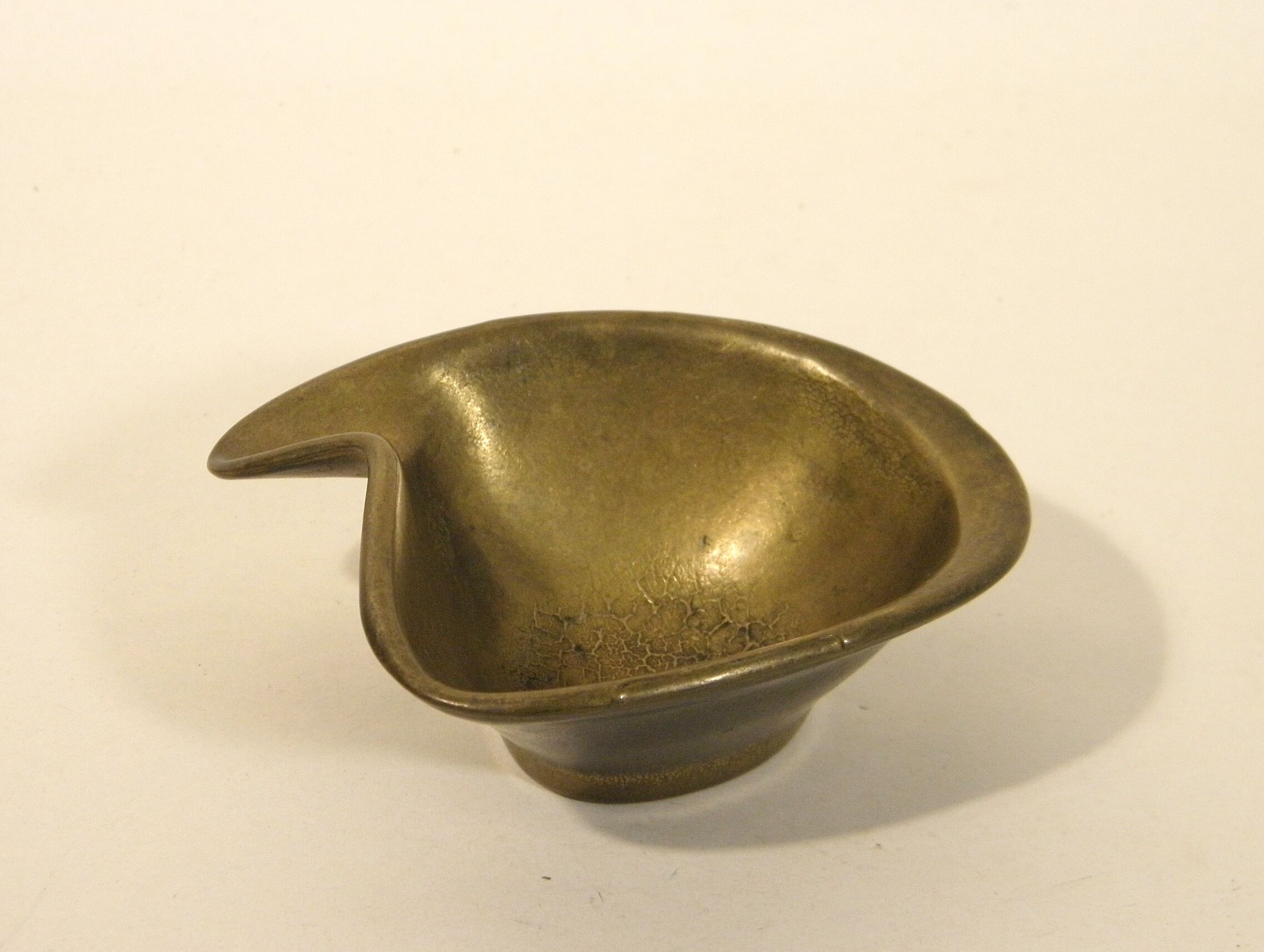 70s brass ashtray