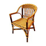 Fauteuil rotin enfant