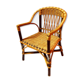 Children's rattan chair