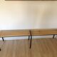 Former school bench from the 60s, adult model