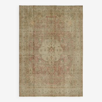 Tapis persan 1980 245 cm x 345 cm beige laine