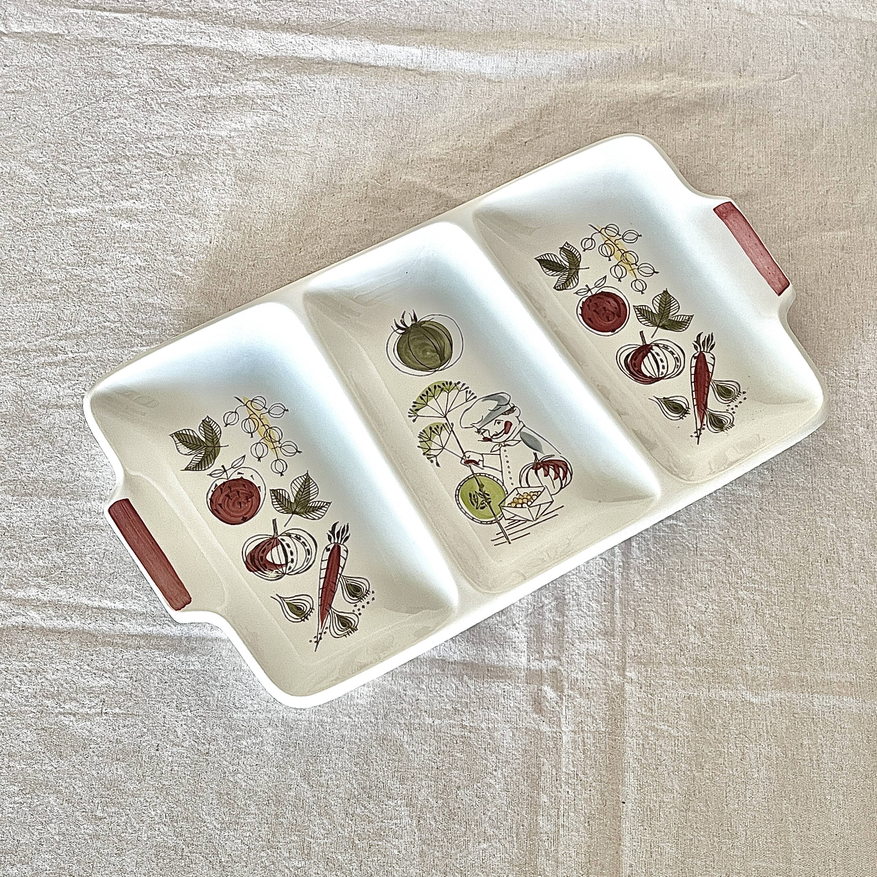 Salad dish / display plate / serving plate, "verdura" marianne westman for rörstrand.