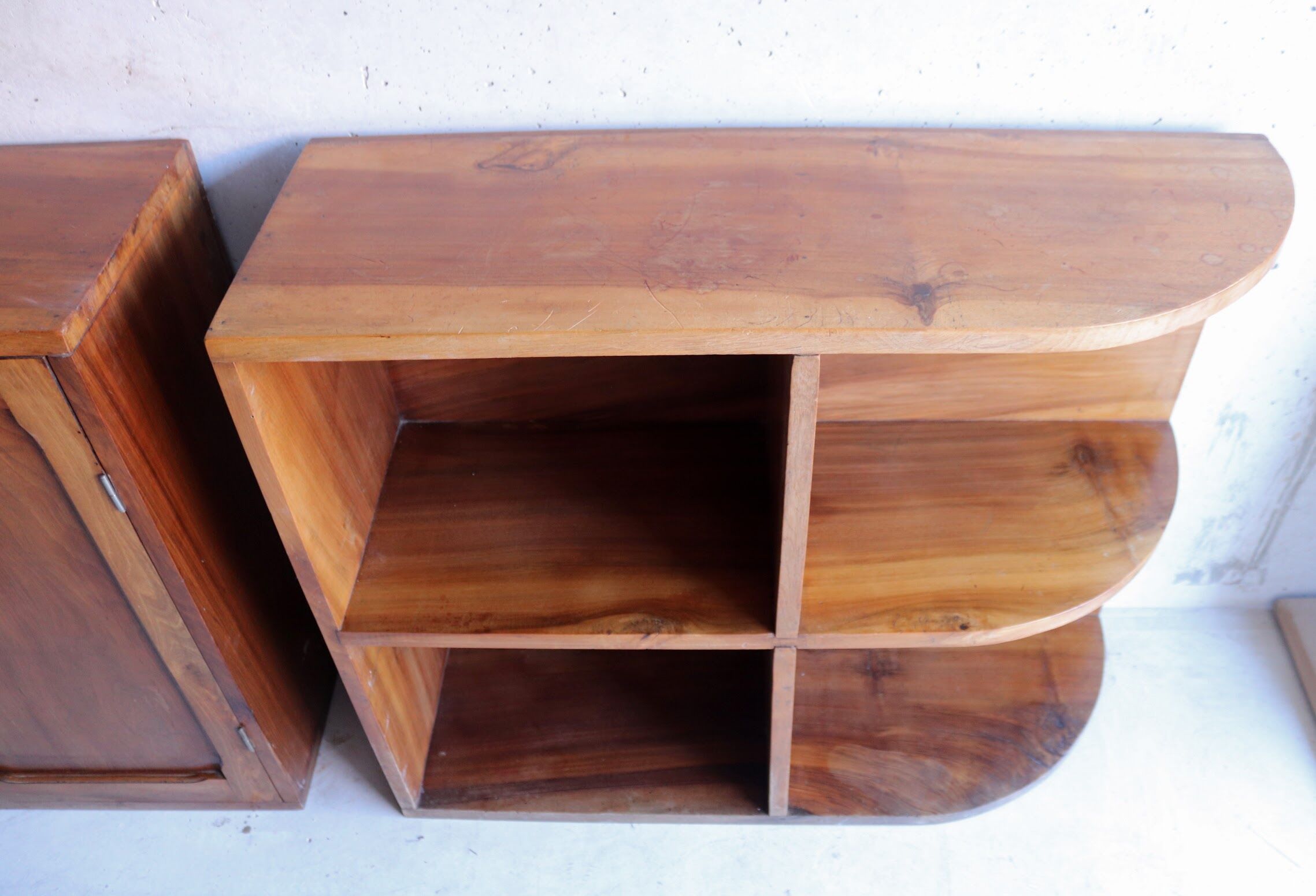 Art deco library in solid wood