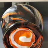Florence Design opaline vase. Pop Art style. Designer Carlo Moretti. High 25.5 cm