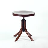 Tabouret de piano vintage, Tchécoslovaquie, années 1960