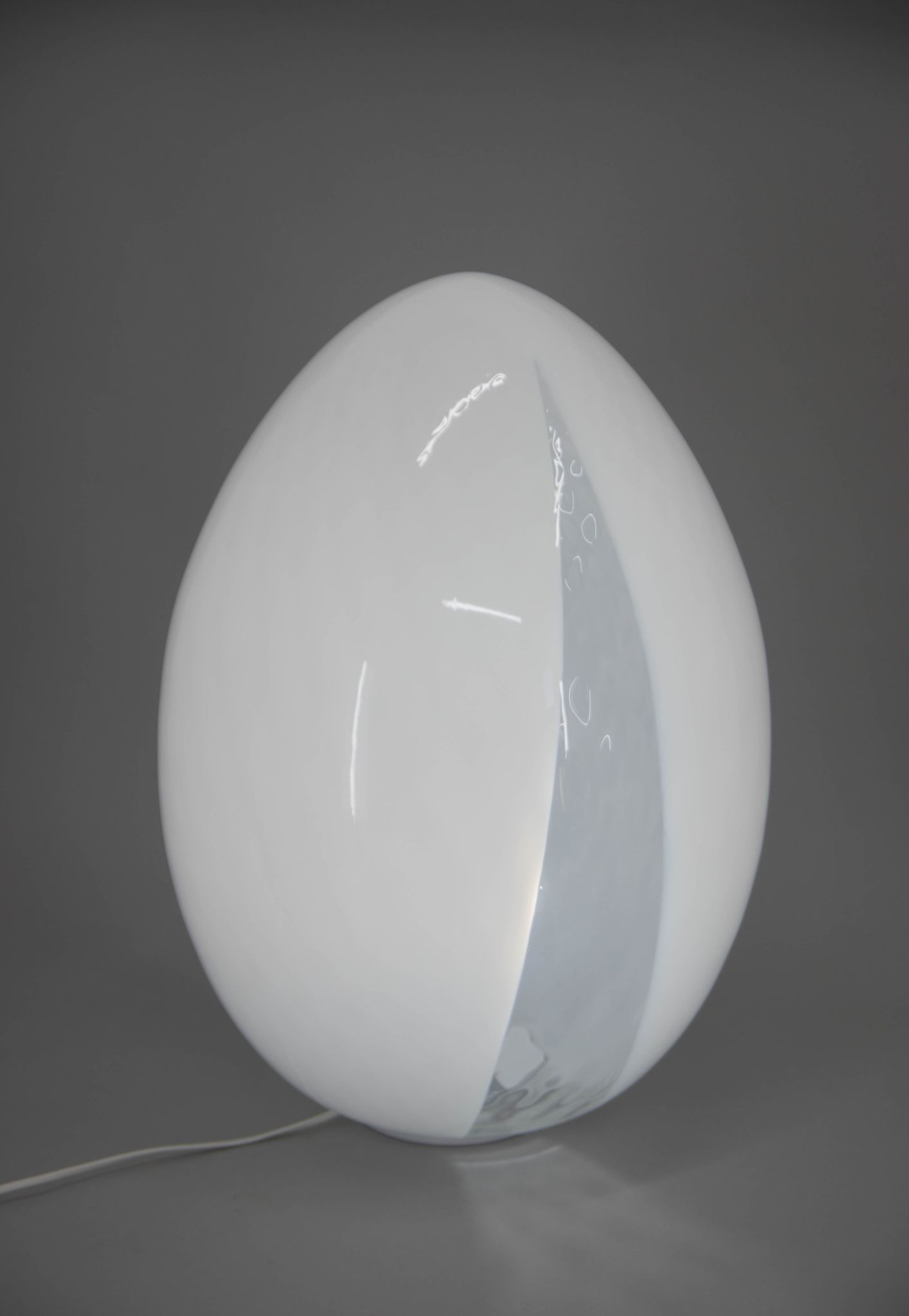 Lampe géante aux œufs en verre de Murano Italie années 2000