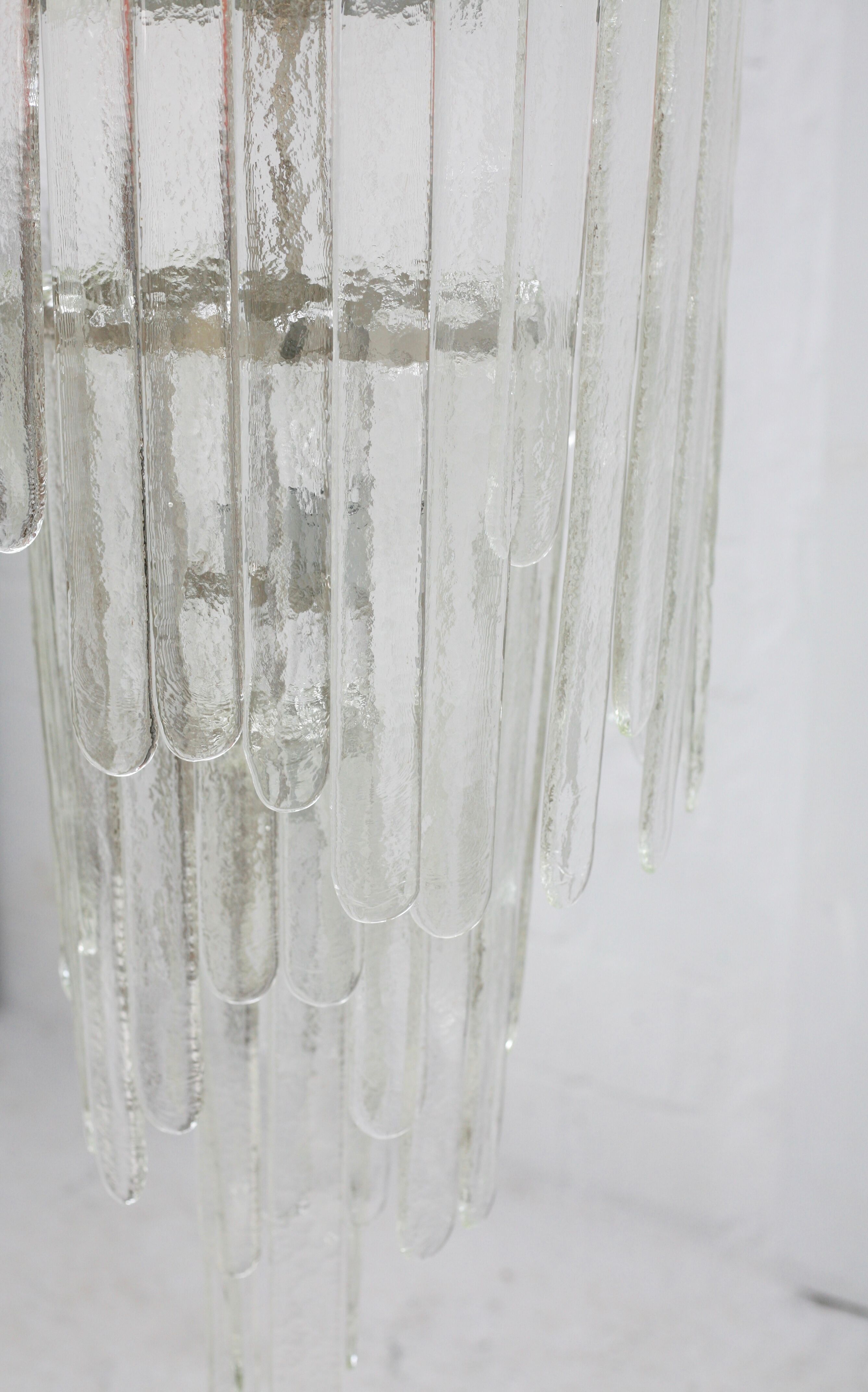 Chandelier by Carlo Nason, edited by Mazzega, Murano, Italy, circa 1970