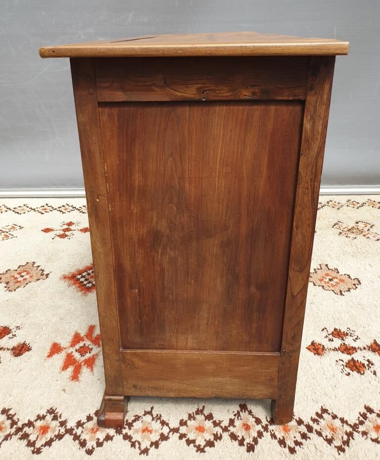 Norman countryside buffet in solid cherry wood nineteenth
