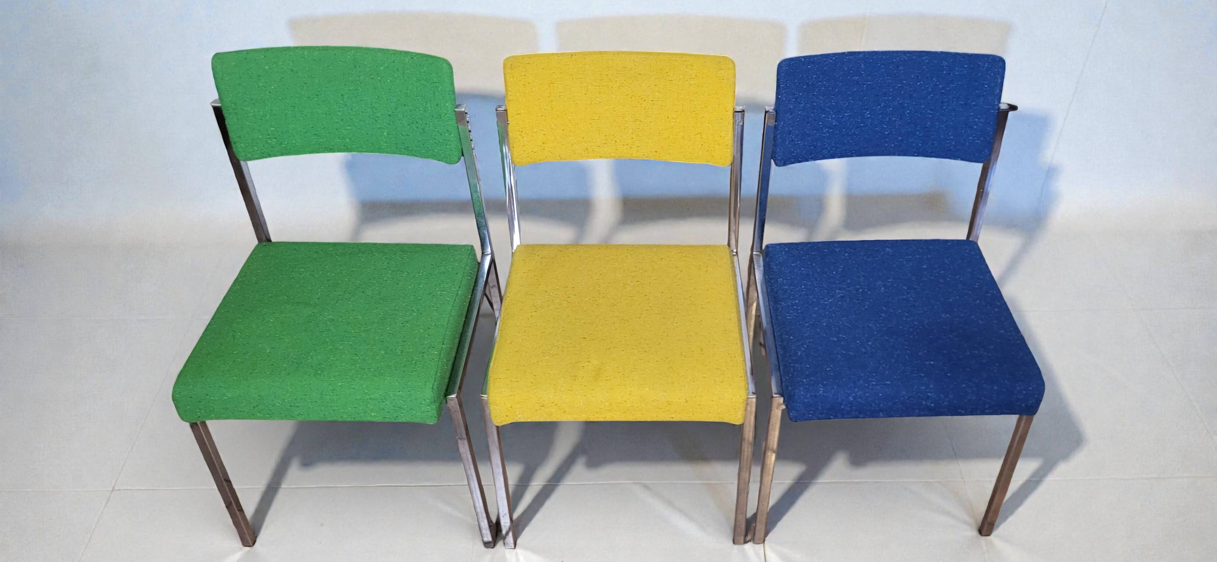 6 Strafor chairs from 1970