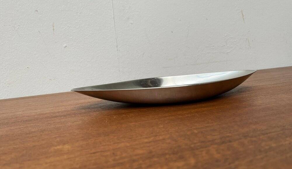 German cromargan plate from the mid-century by WMF, 1960s.