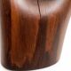 Sculptural modernist pitcher / vase made from solid monoxyle wood, Alexandr style.