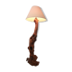 Vintage olive wood lamppost