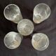 5 glasses Cinzano Toronto Roma venezia