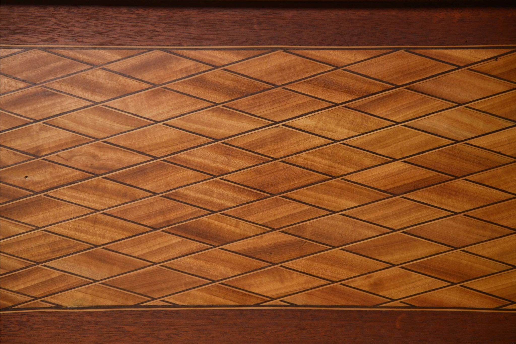 Louis XVI style cylinder desk in marquetry from the Napoleonic III period.