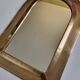 Original vintage Moroccan brass mirror, arch shape, 48 x 32 cm
