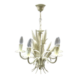 Lustre floral Hollywood Regency, années 1970