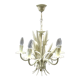 Lustre floral Hollywood Regency, années 1970