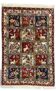 Unique handmade Persian Bakhtiar rug in wool 148x100cm