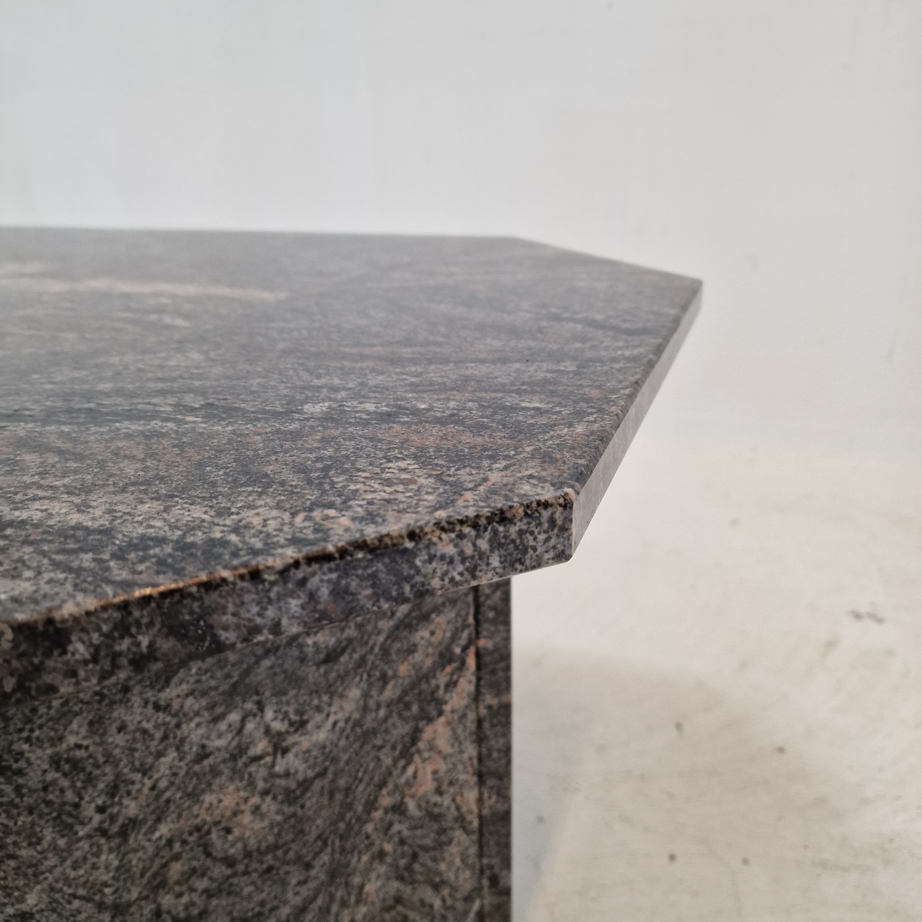 Coffee table in granite, 1980s