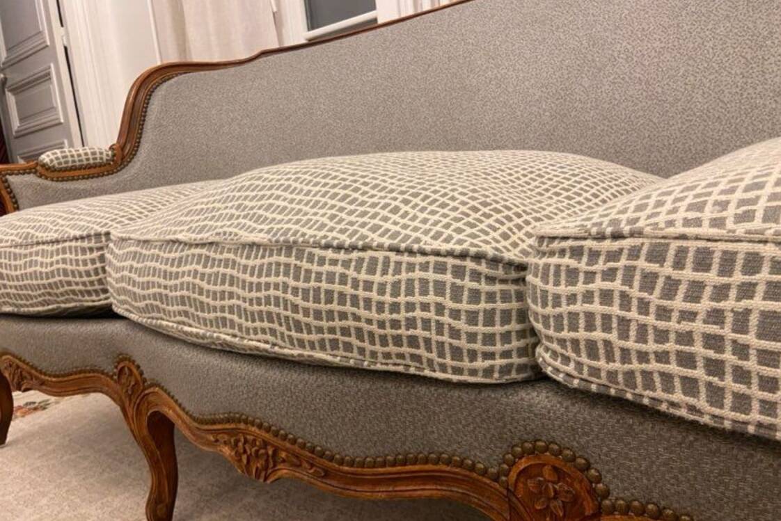 Canapé Vintage refait à neuf