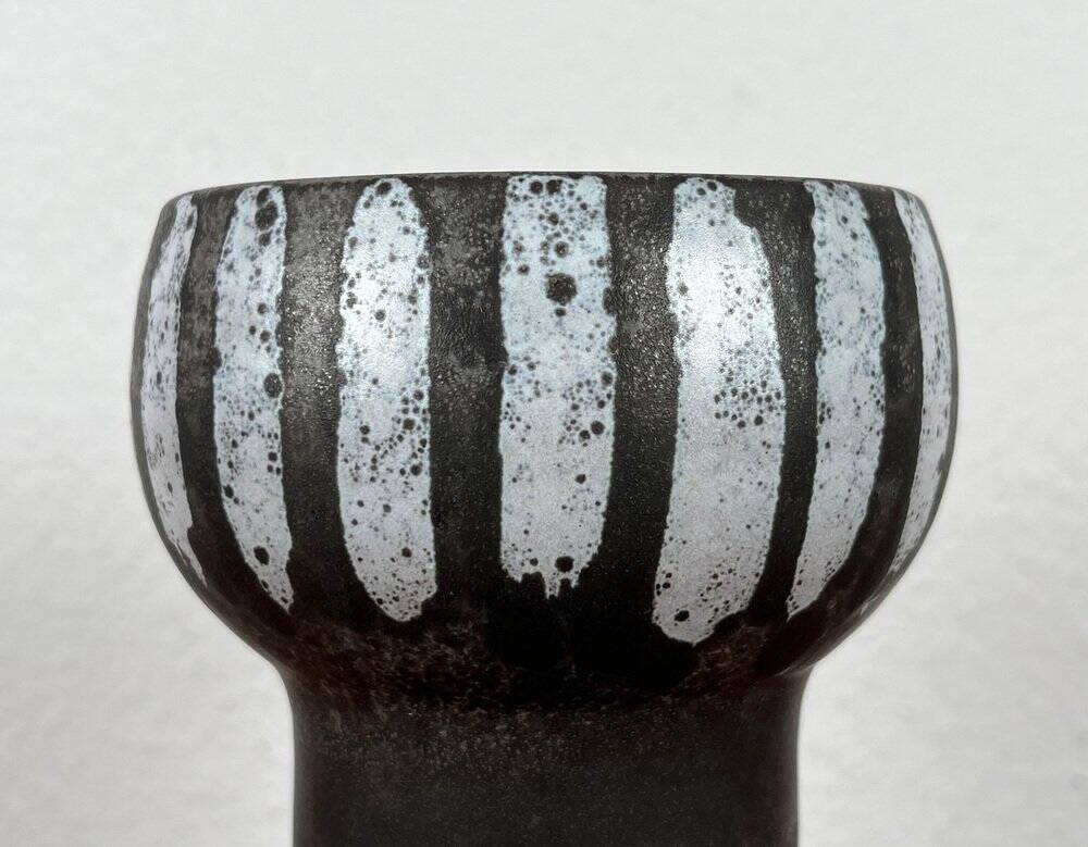 Vintage East German studio vase GDR mid-century by Erhard Goschala, 1960s.