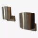 Set of 7 brass wall lights