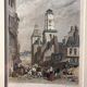 Calais 1834 - Original Engraving by JT Willmore - drawing by C. Stanfield