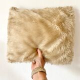 Vintage 70s fur cushion