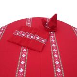 Basque cross tablecloth 2 m