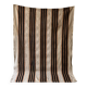 Tapis Killim 100% coton rayé beige / noir / orange