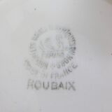 Flat serving dish on pedestal compote from St Amand, Roubaix model 210781